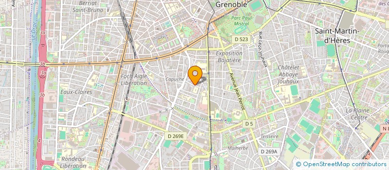 localisation de l'entreprise MADAME AMELIE JOURDA  GRENOBLE