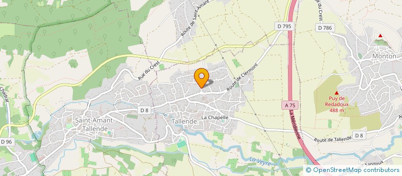 localisation de l'entreprise MADAME AMELIE JUILLARD  TALLENDE