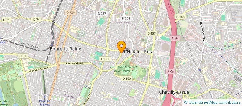 localisation de l'entreprise MADAME AMELIE KALAFAT  L'HAY-LES-ROSES