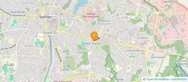 localisation de l'entreprise MADAME AMELIE KERRIEN à VANNES