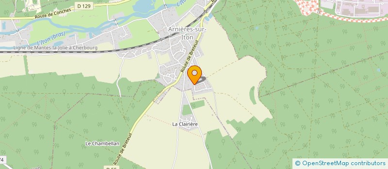 localisation de l'entreprise MADAME AMELIE KESSEL  ARNIERES-SUR-ITON