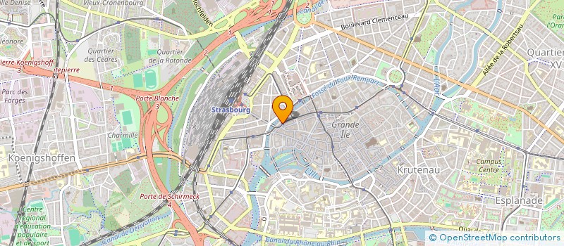 localisation de l'entreprise MADAME AMELIE KIEHL à STRASBOURG