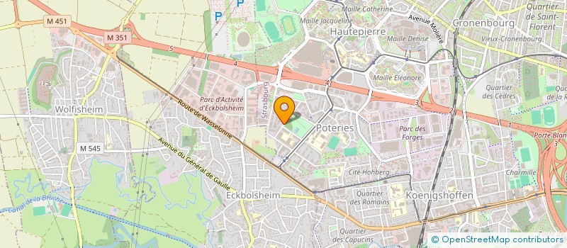 localisation de l'entreprise MADAME AMELIE KLEINMANN  STRASBOURG