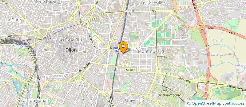 localisation de l'entreprise MADAME AMELIE KONIG  DIJON