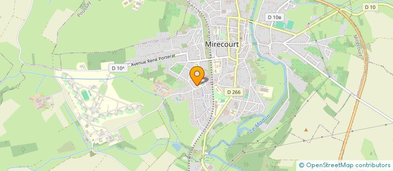 localisation de l'entreprise MADAME AMELIE KOPF  MIRECOURT