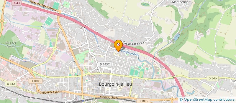 localisation de l'entreprise MADAME AMELIE LA ROSA  BOURGOIN-JALLIEU