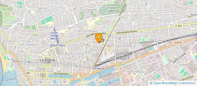 localisation de l'entreprise MADAME AMELIE LACORNE  LE HAVRE