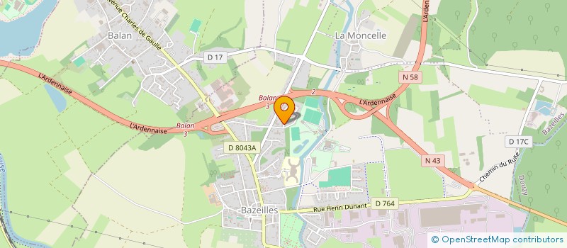 localisation de l'entreprise MADAME AMELIE LAMBERT  BAZEILLES