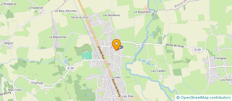 localisation de l'entreprise MADAME AMELIE LANDAIS  ATTIGNAT