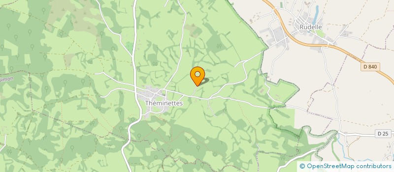 localisation de l'entreprise MADAME AMELIE LANDES  LE BOURG