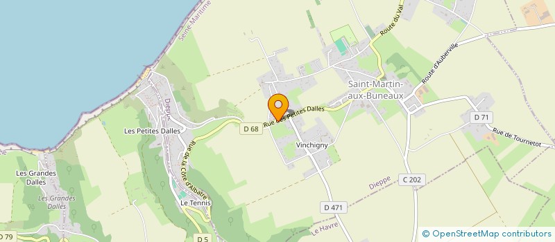 localisation de l'entreprise MADAME AMELIE LANGE  SAINT-MARTIN-AUX-BUNEAUX