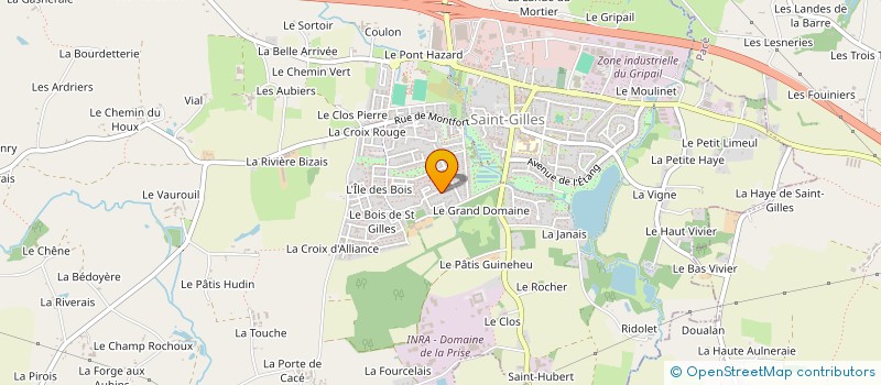 localisation de l'entreprise MADAME AMELIE LARGET  SAINT-GILLES