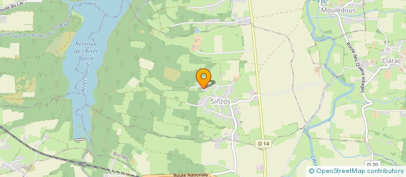 localisation de l'entreprise MADAME AMELIE LARRIEU  BAGNERES-DE-BIGORRE