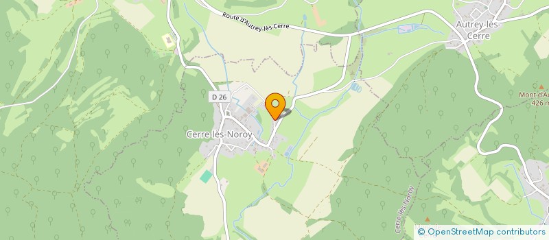 localisation de l'entreprise MADAME AMELIE LAURENT  CERRE-LES-NOROY