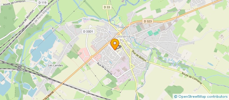 localisation de l'entreprise MADAME AMELIE LAUTRU  CONNERRE