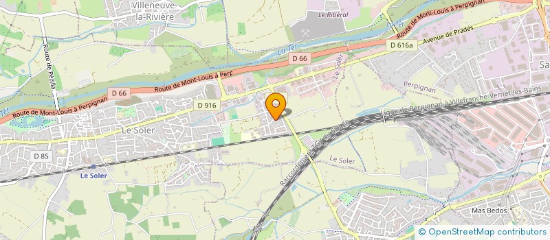 localisation de l'entreprise MADAME AMELIE LE GUEN  SAINT-ESTEVE