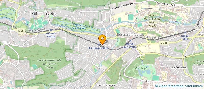 localisation de l'entreprise MADAME AMELIE LE MOUEL  BURES-SUR-YVETTE