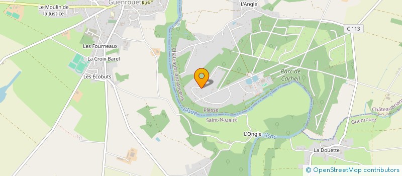 localisation de l'entreprise MADAME AMELIE LE RAY  PLESSE