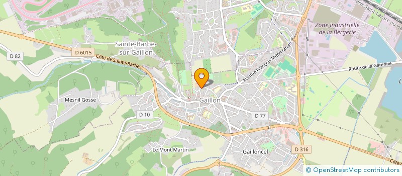 localisation de l'entreprise MADAME AMELIE LEBDAOUI  GAILLON