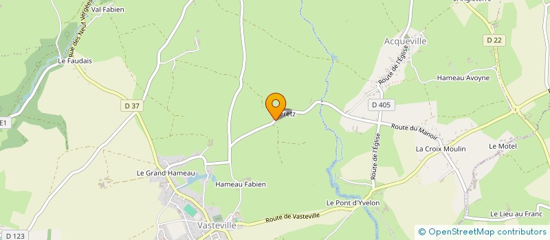 localisation de l'entreprise MADAME AMELIE LEBLOND  LA HAGUE