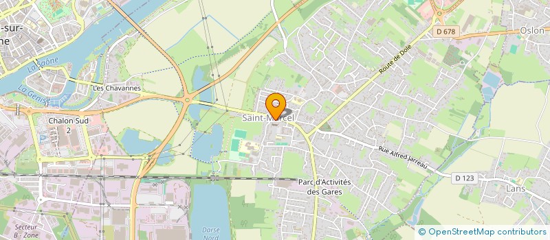 localisation de l'entreprise MADAME AMELIE LEBORNE  SAINT-MARCEL