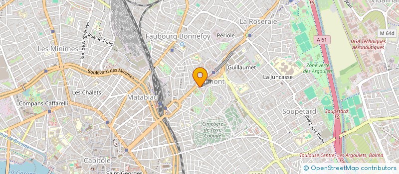 localisation de l'entreprise MADAME AMELIE LEBRETON  TOULOUSE