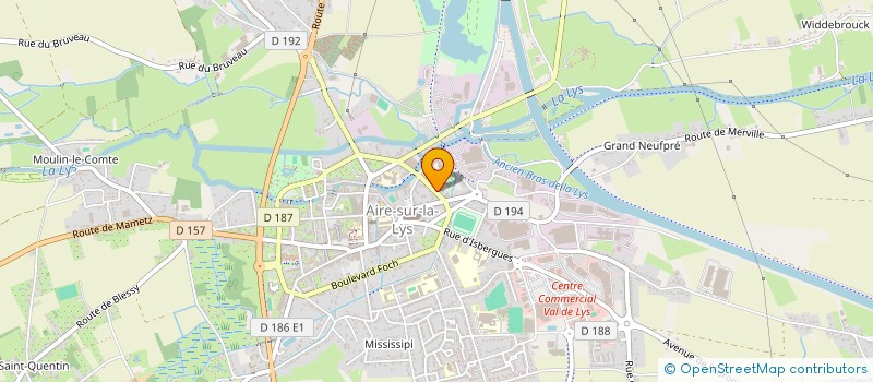 localisation de l'entreprise MADAME AMELIE LEBRUN  THEROUANNE