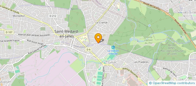 localisation de l'entreprise MADAME AMELIE LEDUCQ  SAINT-MEDARD-EN-JALLES