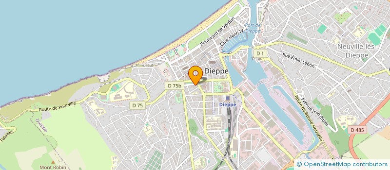 localisation de l'entreprise MADAME AMELIE LEFEBVRE à DIEPPE