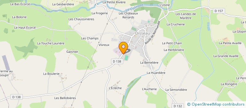 localisation de l'entreprise MADAME AMELIE LEGEAY  OISSEAU