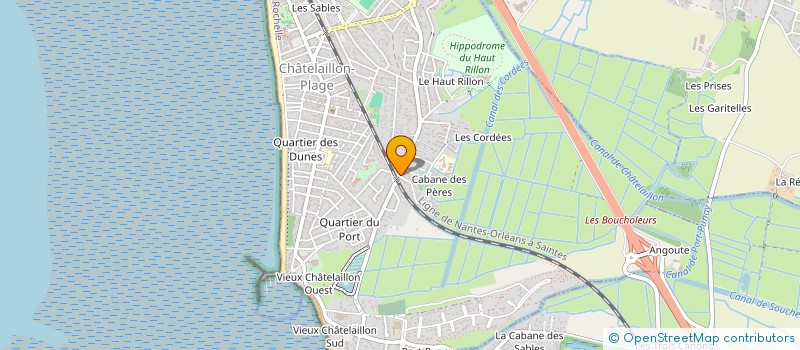 localisation de l'entreprise MADAME AMELIE LEGER à CHATELAILLON-PLAGE