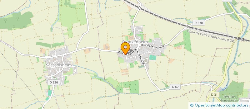 localisation de l'entreprise MADAME AMELIE LELARGE  DUNTZENHEIM