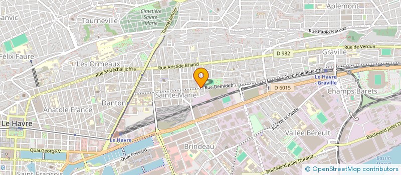 localisation de l'entreprise MADAME AMELIE LEMERY à LE HAVRE