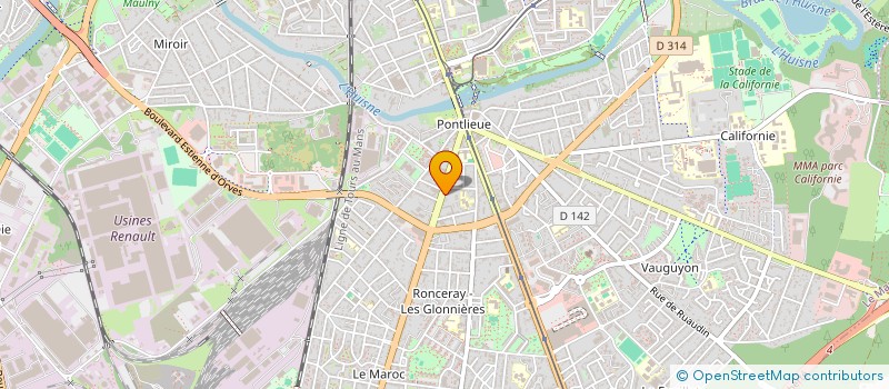 localisation de l'entreprise MADAME AMELIE LEPOURREAU à LE MANS