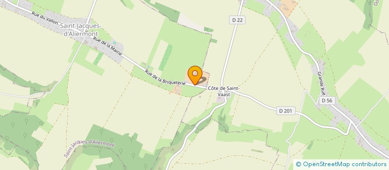 localisation de l'entreprise MADAME AMELIE LERAT  SAINT-JACQUES-D'ALIERMONT
