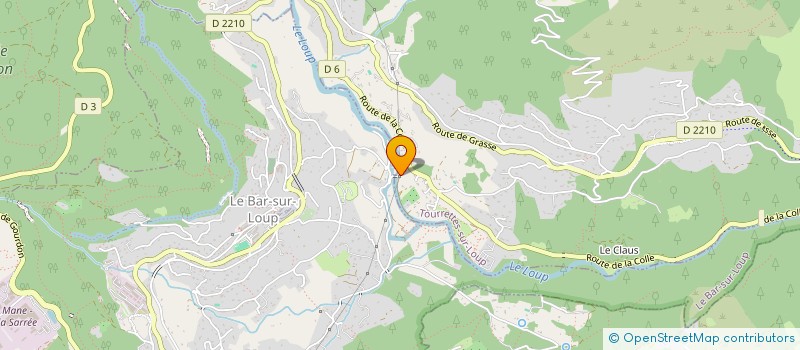 localisation de l'entreprise MADAME AMELIE LERDA  TOURRETTES-SUR-LOUP