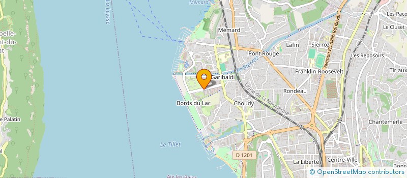 localisation de l'entreprise MADAME AMELIE LEROY à AIX-LES-BAINS