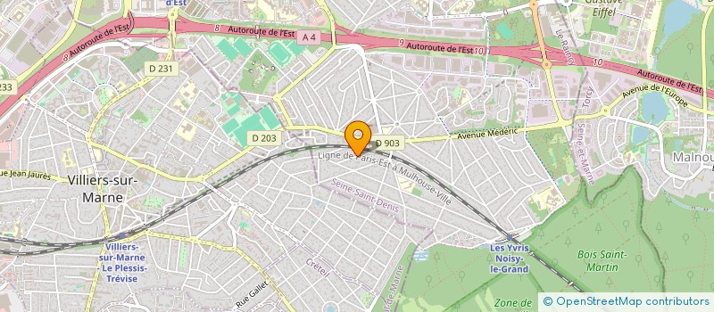 localisation de l'entreprise MADAME AMELIE LESENECAL  NOISY-LE-GRAND