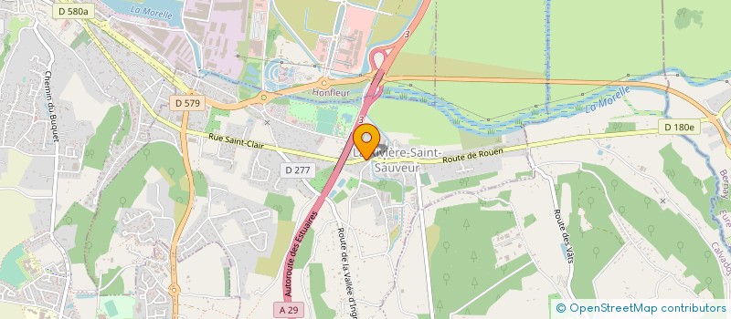 localisation de l'entreprise MADAME AMELIE LETORT  LA RIVIERE-SAINT-SAUVEUR