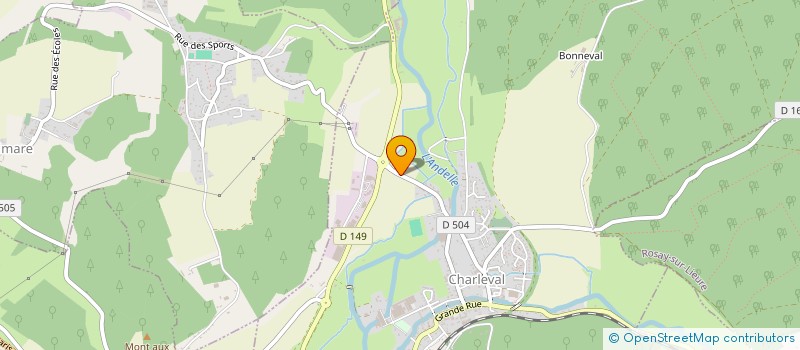 localisation de l'entreprise MADAME AMELIE LEVASSEUR  CHARLEVAL