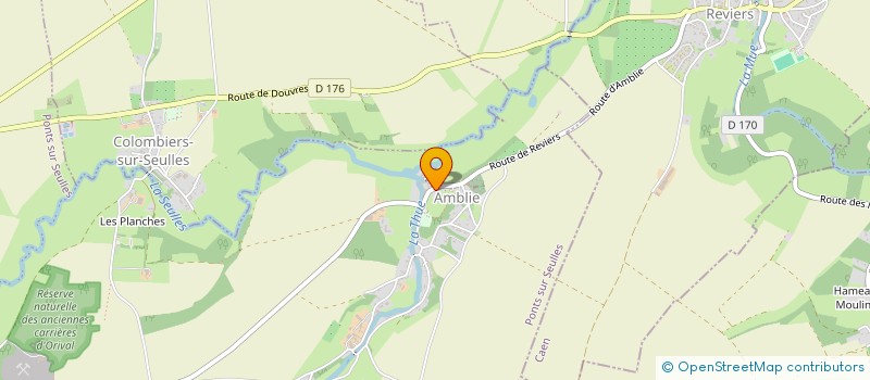 localisation de l'entreprise MADAME AMELIE LEVERGNEUX  PONTS SUR SEULLES