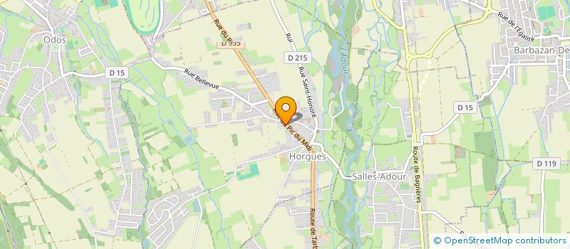 localisation de l'entreprise MADAME AMELIE LEVESQUE  HORGUES