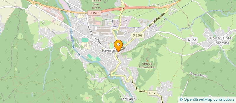 localisation de l'entreprise MADAME AMELIE LEVET  FAVERGES-SEYTHENEX