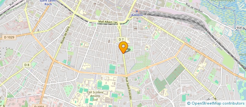 localisation de l'entreprise MADAME AMELIE LIA YVETTE DATHY  AMIENS