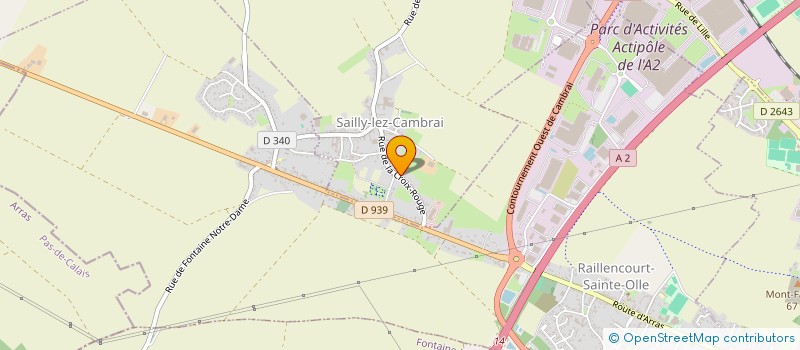 localisation de l'entreprise MADAME AMELIE LIBESSART  SAILLY-LEZ-CAMBRAI