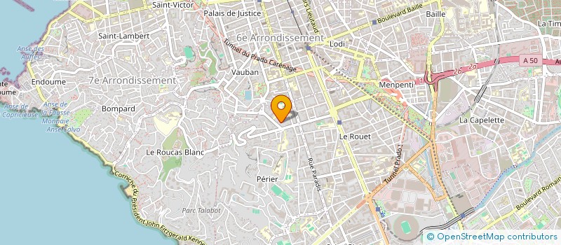 localisation de l'entreprise MADAME AMELIE LOMBARDO à MARSEILLE