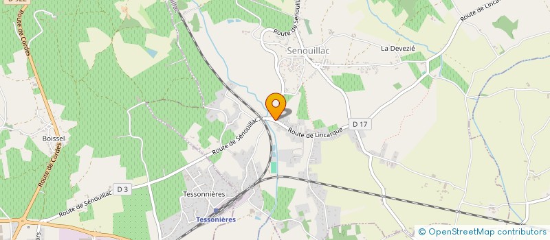 localisation de l'entreprise MADAME AMELIE LOPES  SENOUILLAC