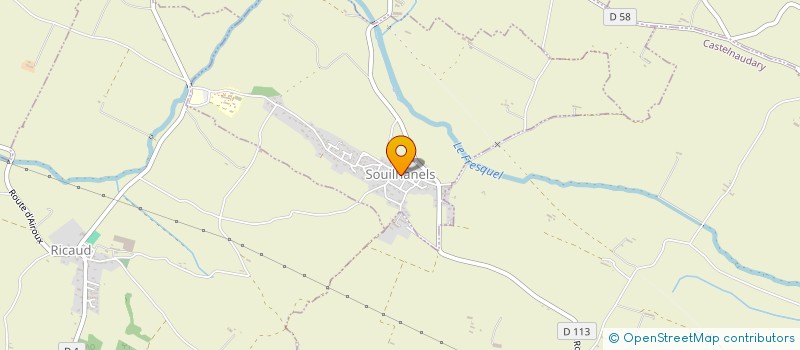 localisation de l'entreprise MADAME AMELIE LOPES  SOUILHANELS