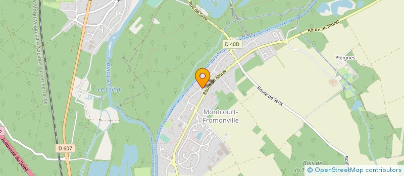 localisation de l'entreprise MADAME AMELIE LUCET  MONTCOURT-FROMONVILLE