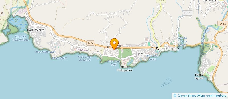 localisation de l'entreprise MADAME AMELIE MABILE à SAINTE-LUCE